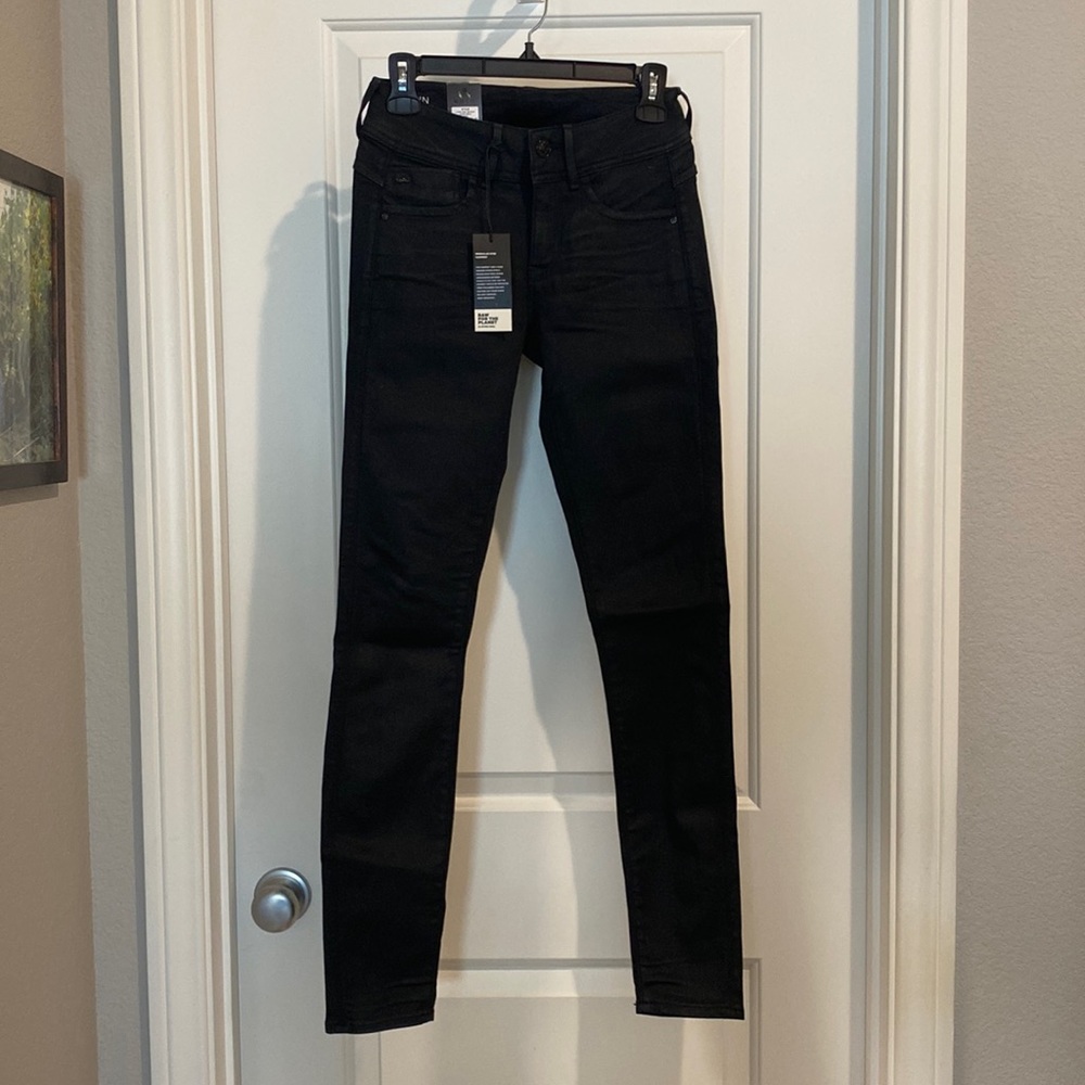 G-Star Raw Dark Aged Glitter Jeans